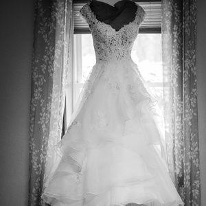 Wedding dress and or cathedral veil